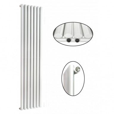 1800 x 468 mm Einlagig Seitenanschluss Paneelheizkörper NEU Ellipse Design