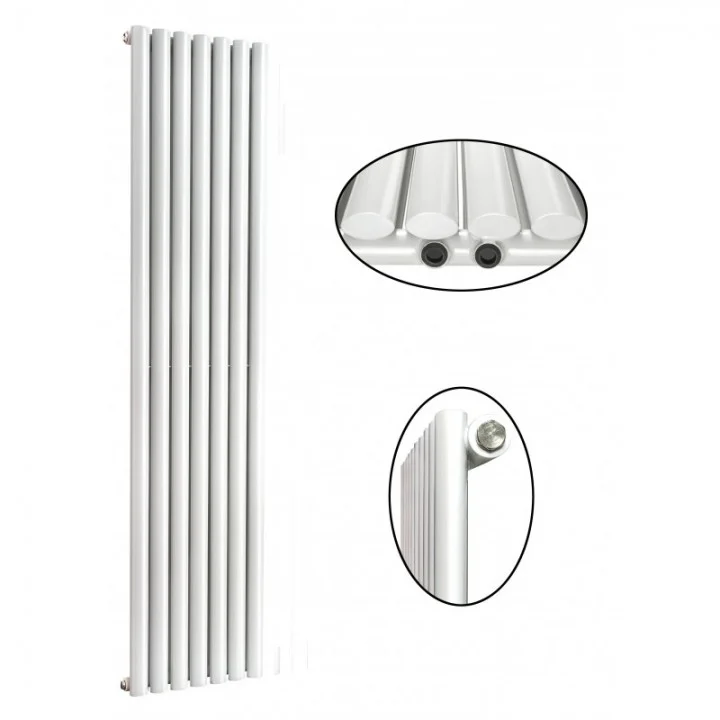 1800 x 468 mm Einlagig Mittelanschluss Paneelheizkörper NEU Ellipse Design
