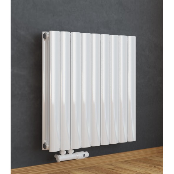 Horizontal Paneelheizkörper 600x594 Doppellagig Wandheizkörper Heizwand Mittelanschluß Weiß