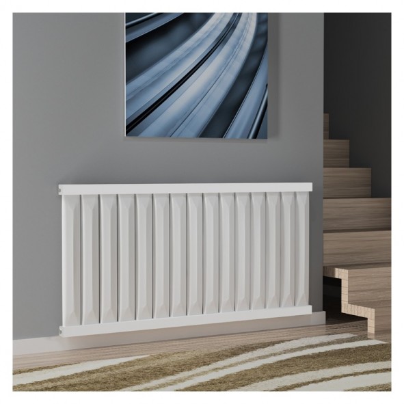 Paneelheizkörper 600x1370 Radfin-Diamond Horizontal Weiß Mittelanschluss Paneelheizkörper 600x1370 Radfin-Diamond Horizontal Weiß Mittelanschluss