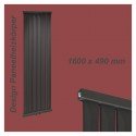 Paneelheizkörper 1600x490 Radfin-Diamond Anthrazit Mittelanschluss Paneelheizkörper 1600x490 Radfin-Diamond Anthrazit Mittelanschluss