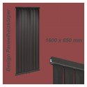 Paneelheizkörper 1600x650 Radfin-Diamond Anthrazit Mittelanschluss Paneelheizkörper 1600x650 Radfin-Diamond Anthrazit Mittelanschluss
