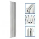 1600 x 400 mm Doppellagig Mittelanschluss Weiß Paneelheizkörper NEU Ellipse Design 1600 x 400 mm Doppellagig Mittelanschluss Weiß Paneelheizkörper NEU Ellipse Design