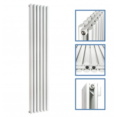 1600 x 400 mm Doppellagig Mittelanschluss Weiß Paneelheizkörper NEU Ellipse Design 1600 x 400 mm Doppellagig Mittelanschluss Weiß Paneelheizkörper NEU Ellipse Design