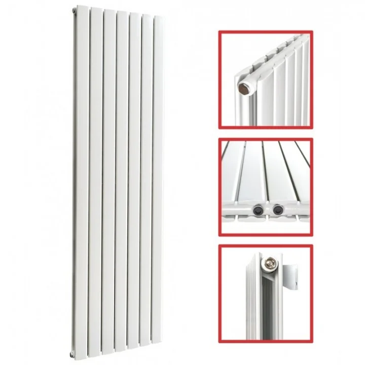 1800 x 608 mm Doppellagig Mittelanschluss Flach Weiß 1800 x 608 mm Doppellagig Mittelanschluss Flach Weiß