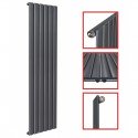 1800 X 452 mm Einlagig Mittelanschluss Flach Anthrazit 1800 X 452 mm Einlagig Mittelanschluss Flach Anthrazit