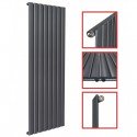 1600 x 604 mm Einlagig Setenanschluss Flach Anthrazit 1600 x 604 mm Einlagig Setenanschluss Flach Anthrazit