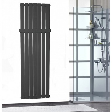 542 mm Handtuchstange Design Handtuchhalter Für Paneelheizkörper Flach Anthrazit 542 mm Handtuchstange Design Handtuchhalter Für Paneelheizkörper Flach Anthrazit