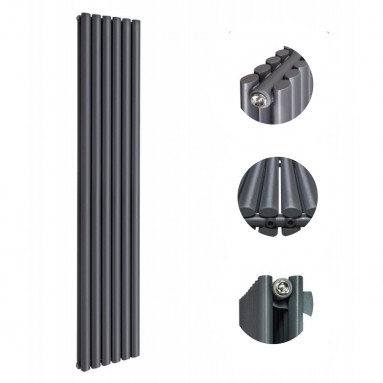 1800X 354 Ellipse Doppellagig Anthrazit Seitenanschluss Paneelheizkörper 1800X 354 Ellipse Doppellagig Anthrazit Seitenanschluss Paneelheizkörper