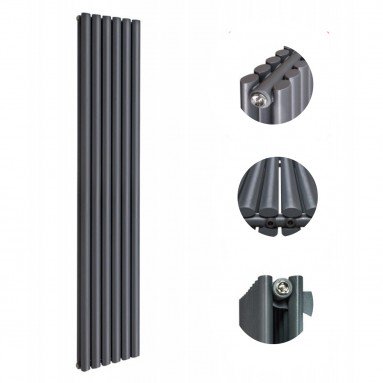 1800X 354 Ellipse Doppellagig Anthrazit Seitenanschluss Paneelheizkörper 1800X 354 Ellipse Doppellagig Anthrazit Seitenanschluss Paneelheizkörper