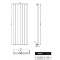 1600 x 536 mm Einlagig Mittelanschluss Anthrazit (RAL 7016) Paneelheizkörper NEU Ellipse Design 1600 x 536 mm Einlagig Mittelanschluss Anthrazit (RAL 7016) Paneelheizkörper NEU Ellipse Design