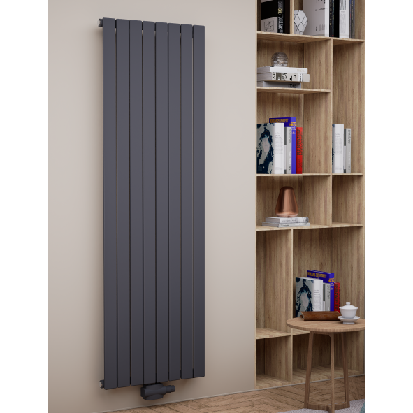 Paneelheizkörper 1800 x 588 Flach Anthrazit Einlagig Wandheizkörper