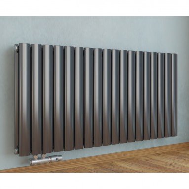 Paneelheizkörper 600x1593 Doppellagig Mittelanschluß Anthrazit Paneelheizkörper 600x1593 Doppellagig Mittelanschluß Anthrazit