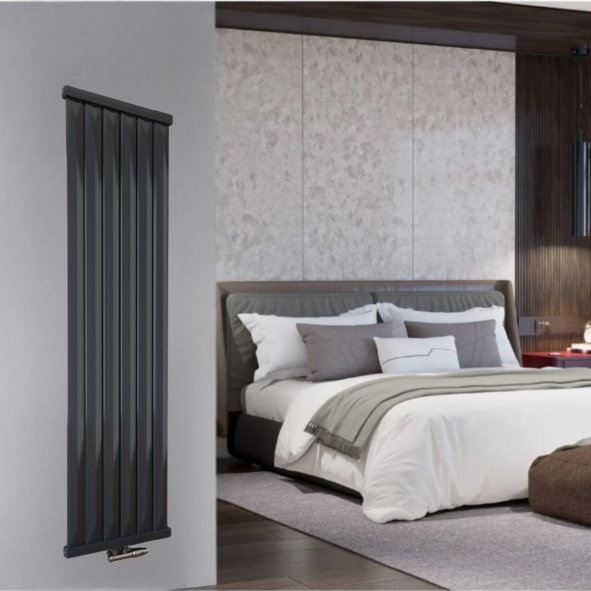 Paneelheizkörper 1800x490 Radfin-Diamond Anthrazit Seitenanschluss Paneelheizkörper 1800x490 Radfin-Diamond Anthrazit Seitenanschluss