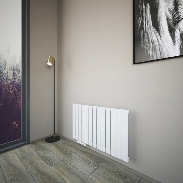 Flach Heizkörper Paneelheizkörper Horizontal 982x600 mm Einlangig Weiss Flach Heizkörper Paneelheizkörper Horizontal 982x600 mm Einlangig Weiss