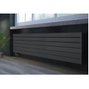 450 x 1800 mm doppellagig Anthrazit Flach Heizkörper Paneelheizkörper Horizontal Badheizkörper