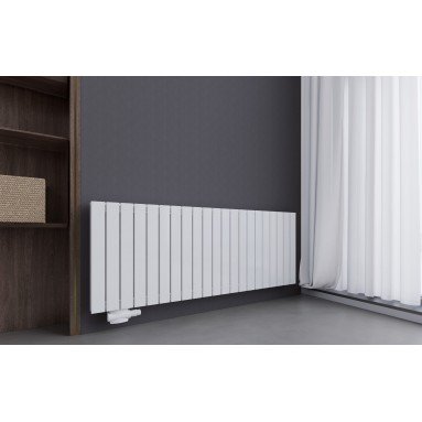 600x1590 Design Flach Heizkörper Paneelheizkörper Horizontal Badheizkörper Doppellagig Weiß