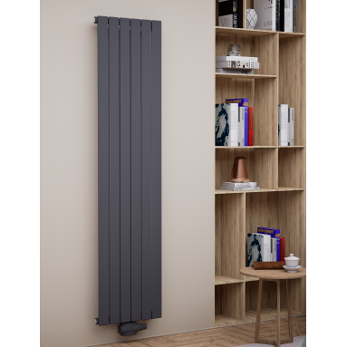 Paneelheizkörper 1800 x 440 Flach Einlagig Anthrazit Paneelheizkörper 1800 x 440 Flach Einlagig Anthrazit