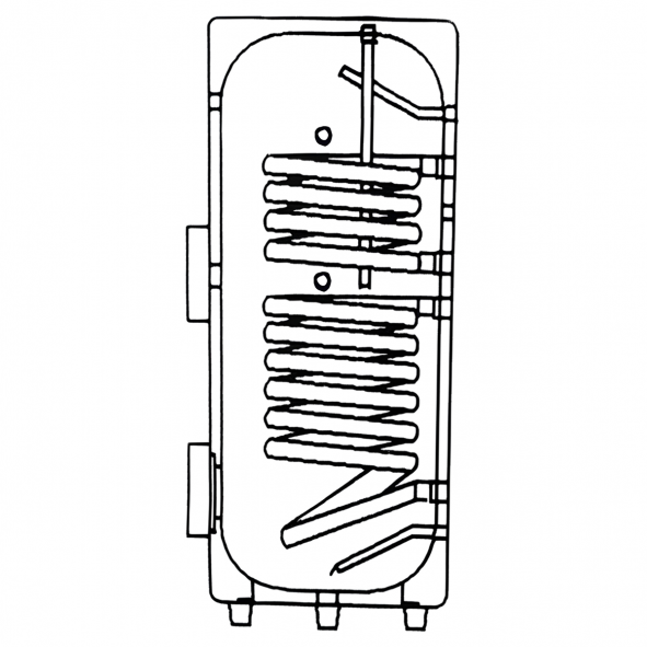 Trinkwasserspeicher Warmwasserspeicher Solarspeicher Brauchwasserspeicher 2 Wärmetauscher 200L Trinkwasserspeicher Warmwasserspeicher Solarspeicher Brauchwasserspeicher 2 Wärmetauscher 200L