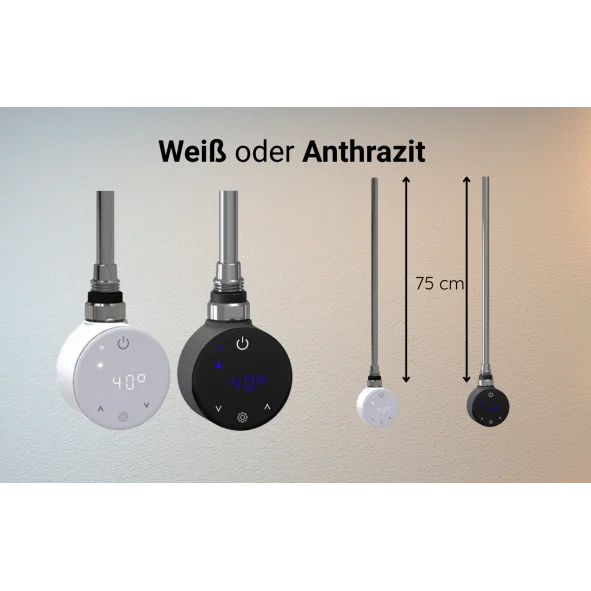 Heizpatrone für heizkörper mit App Steuerung elektrischer Heizstab für Handtuchheizkörper 300W-1200W weiß Heizpatrone für heizkörper mit App Steuerung elektrischer Heizstab für Handtuchheizkörper 300W-1200W weiß