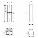 Stand Füße Set für Doppellagig Ellipse Heizkörper Anthrazit Stand Füße Set für Doppellagig Ellipse Heizkörper Anthrazit