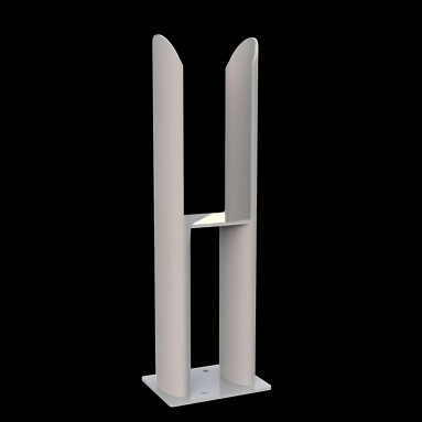Stand Füße Set für Doppellagig  Ellipse Heizkörper Weiß Stand Füße Set für Doppellagig  Ellipse Heizkörper Weiß