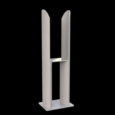 Stand Füße Set für Doppellagig  Ellipse Heizkörper Weiß Stand Füße Set für Doppellagig  Ellipse Heizkörper Weiß
