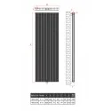 1800x616 Alu Doppellagig Paneelheizkörper Flach Aluminium Horizontal Wandheizkörper Anthrazit 1800x616 Alu Doppellagig Paneelheizkörper Flach Aluminium Horizontal Wandheizkörper Anthrazit