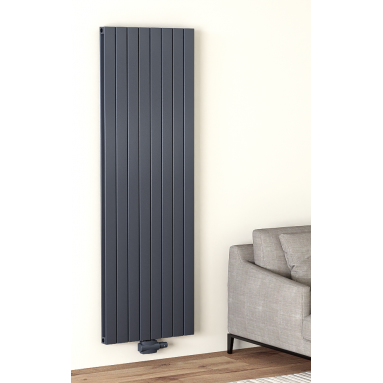 1800x616 Alu Doppellagig Paneelheizkörper Flach Aluminium Vertikal Wandheizkörper Anthrazit 1800x616 Alu Doppellagig Paneelheizkörper Flach Aluminium Vertikal Wandheizkörper Anthrazit