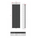 1800x616 Alu Doppellagig Paneelheizkörper Flach Aluminium Vertikal Wandheizkörper Weiß 1800x616 Alu Doppellagig Paneelheizkörper Flach Aluminium Vertikal Wandheizkörper Weiß