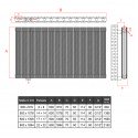 600x1078 Alu Doppellagig Paneelheizkörper Flach Aluminium Vertikal Wandheizkörper Weiß 600x1078 Alu Doppellagig Paneelheizkörper Flach Aluminium Vertikal Wandheizkörper Weiß