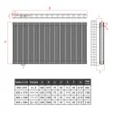 600x1309 Alu Doppellagig Paneelheizkörper Flach Aluminium Vertikal Wandheizkörper Weiß 600x1309 Alu Doppellagig Paneelheizkörper Flach Aluminium Vertikal Wandheizkörper Weiß
