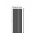 Alu Doppellagig Paneelheizkörper Versetzter Aluminium Wandheizkörper Vertikal Anthrazit 1600x616 Alu Doppellagig Paneelheizkörper Versetzter Aluminium Wandheizkörper Vertikal Anthrazit 1600x616