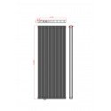 Alu Doppellagig Paneelheizkörper Versetzter Aluminium Wandheizkörper Vertikal Anthrazit 1600x616 Alu Doppellagig Paneelheizkörper Versetzter Aluminium Wandheizkörper Vertikal Anthrazit 1600x616