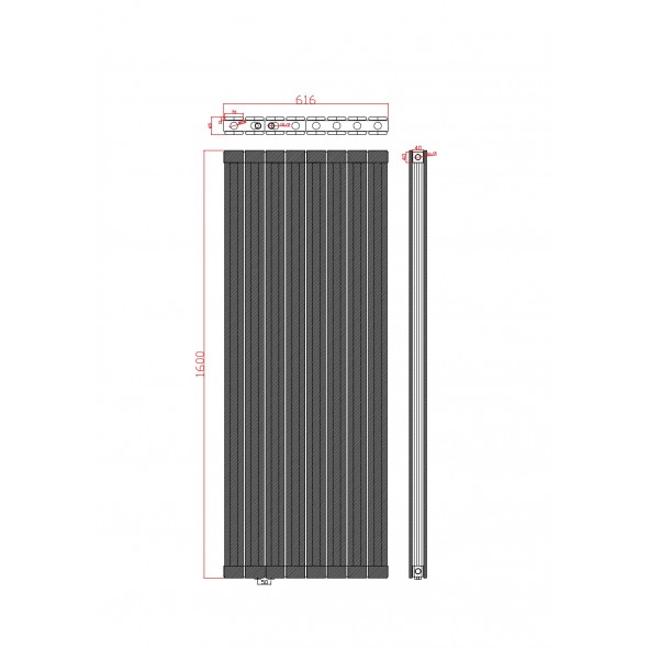 Alu Doppellagig Paneelheizkörper Versetzter Aluminium Wandheizkörper Vertikal Anthrazit 1600x616 Alu Doppellagig Paneelheizkörper Versetzter Aluminium Wandheizkörper Vertikal Anthrazit 1600x616