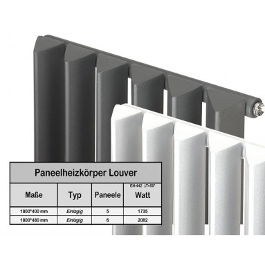 Neu Design Paneelheizkörper Mittelanschluss Heizwand Vertikal Röhren Heizkörper 1800X400 Neu Design Paneelheizkörper Mittelanschluss Heizwand Vertikal Röhren Heizkörper 1800X400