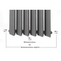 Neu Design Paneelheizkörper Mittelanschluss Heizwand Vertikal Röhren Heizkörper 1800X400 Neu Design Paneelheizkörper Mittelanschluss Heizwand Vertikal Röhren Heizkörper 1800X400