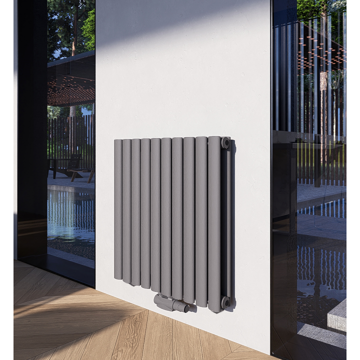 Horizontal Paneelheizkörper 600x590 Doppellagig Wandheizkörper Heizwand Mittelanschluss Anthrazit Horizontal Paneelheizkörper 600x590 Doppellagig Wandheizkörper Heizwand Mittelanschluss Anthrazit
