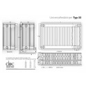 Universalheizkörper Flachheizkörper Typ22 Kompakt Ventilheizkörper 6 Anschlüsse + Zubehör Universalheizkörper Flachheizkörper Typ22 Kompakt Ventilheizkörper 6 Anschlüsse + Zubehör