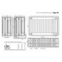 Universalheizkörper Typ22 Kompakt Ventilheizkörper 6 Anschlüsse + Zubehör Universalheizkörper Typ22 Kompakt Ventilheizkörper 6 Anschlüsse + Zubehör