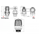 Hahnblock Set Durchgang Heizkörper Thermostatkopf Zweirohr Ventil Eurokonus 1/2 16mm Hahnblock Set Durchgang Heizkörper Thermostatkopf Zweirohr Ventil Eurokonus 1/2 16mm