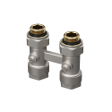 Hahnblock Set Durchgang Heizkörper Thermostatkopf Zweirohr Ventil Eurokonus 1/2 16mm Hahnblock Set Durchgang Heizkörper Thermostatkopf Zweirohr Ventil Eurokonus 1/2 16mm