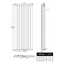 Design Flach Paneelheizkörper Doppellagig Mittelanschluss 1800 x 662 Weiß Design Flach Paneelheizkörper Doppellagig Mittelanschluss 1800 x 662 Weiß