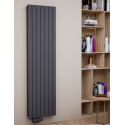 Design Heizkörper Flachheizkörper Badheizkörper Seitenanschluss 1800 x 514 mm Anthrazit