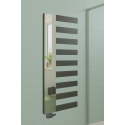 Vertikal Handtuchwärmer mit Spiegel Einlagig Mittelanschluss Anthrazit 1610x600 mm Badheizkörper Vertikal Handtuchwärmer mit Spiegel Einlagig Mittelanschluss Anthrazit 1610x600 mm Badheizkörper