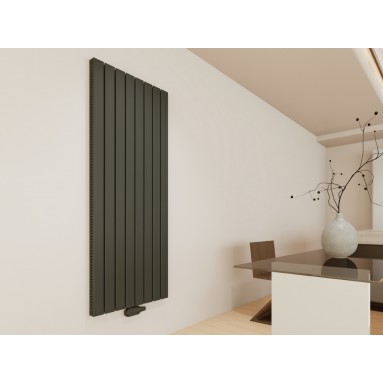 Wonder 1800x584 Flach Doppellagig Vertikal Wandheizkörper Mittelanschluss Paneelheizkörper Anthrazit