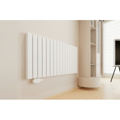 Wonder 1168x600 Flach Doppellagig Horizontal Wandheizkörper Mittelanschluss Paneelheizkörper Weiß  Wonder 1168x600 Flach Doppellagig Horizontal Wandheizkörper Mittelanschluss Paneelheizkörper Weiß