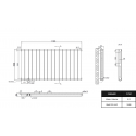 Wonder 1168x600 Flach Doppellagig Horizontal Wandheizkörper Mittelanschluss Paneelheizkörper Anthrazit Wonder 1168x600 Flach Doppellagig Horizontal Wandheizkörper Mittelanschluss Paneelheizkörper Anthrazit