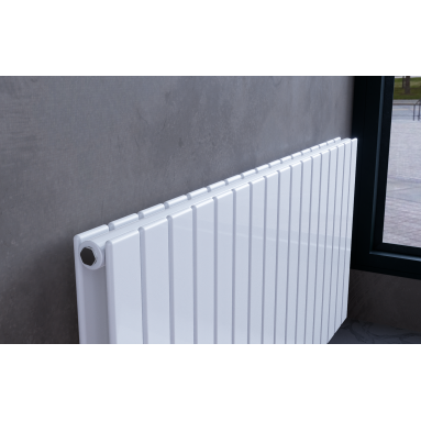 600x1254 Design Flach Paneelheizkörper Doppellagig Heizwand Mittelanschluß Wandheizkörper Weiß