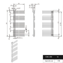 1200x500 Edelstahl Badheizkörper Design Heizkörper Chrom Handtuchwärmer Mittelanschluss 1200x500 Edelstahl Badheizkörper Design Heizkörper Chrom Handtuchwärmer Mittelanschluss